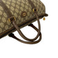 GUCCI Boston Duffel bag leather Brown