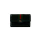 GUCCI Bifold Wallet canvas black Sherry line