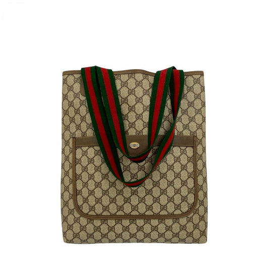 GUCCI Tote Bag leather Brown Sherry line