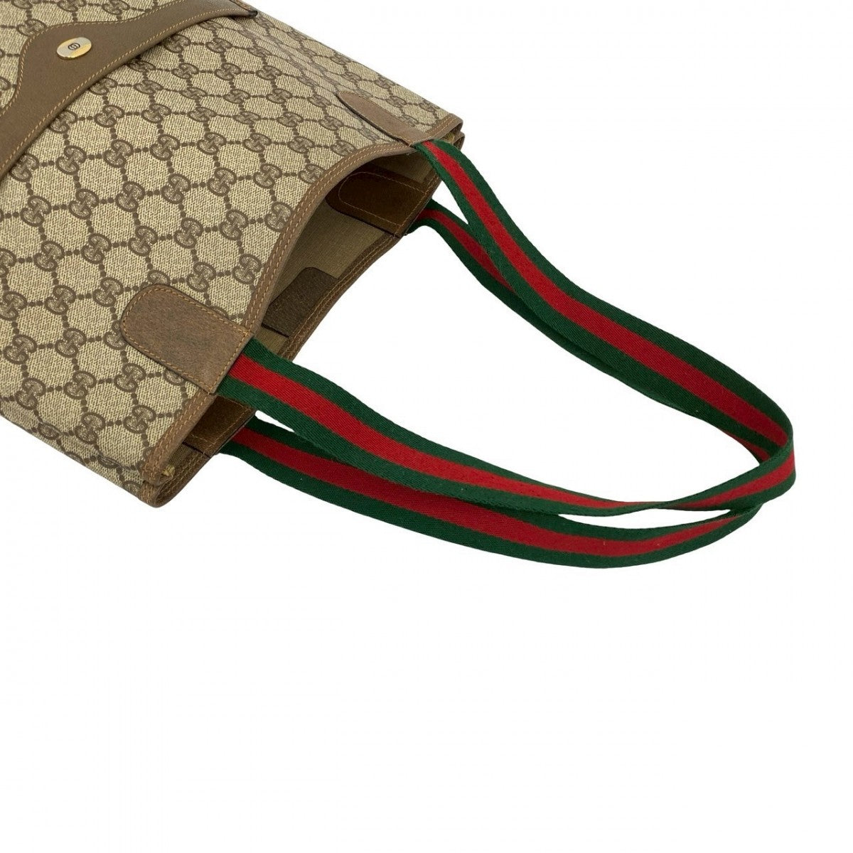 GUCCI Tote Bag leather Brown Sherry line