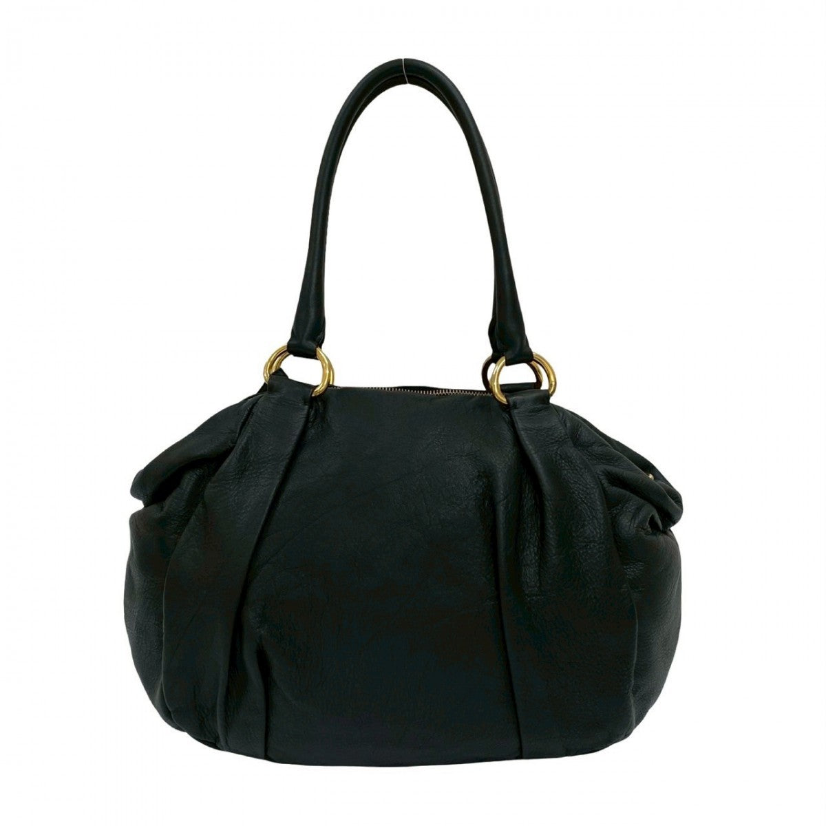 PRADA Handbag leather black