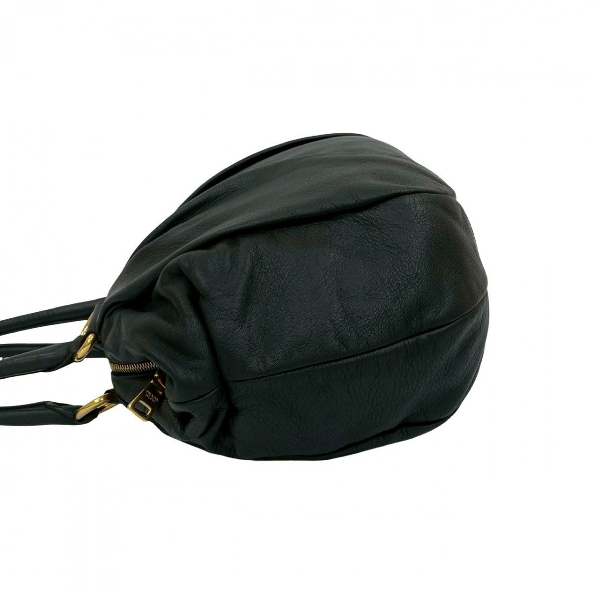 PRADA Handbag leather black