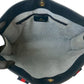 GUCCI Tote Bag leather Navy Sherry line