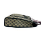 GUCCI Tote Bag leather Navy Sherry line