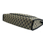 GUCCI Tote Bag leather Navy Sherry line
