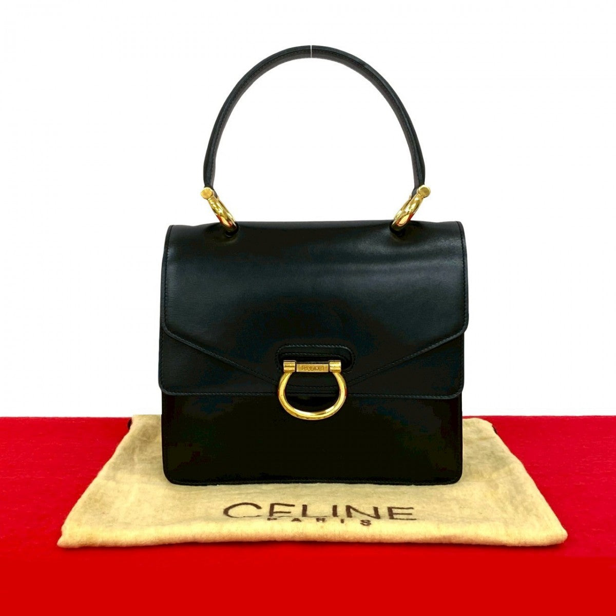 CELINE Handbag Calfskin black