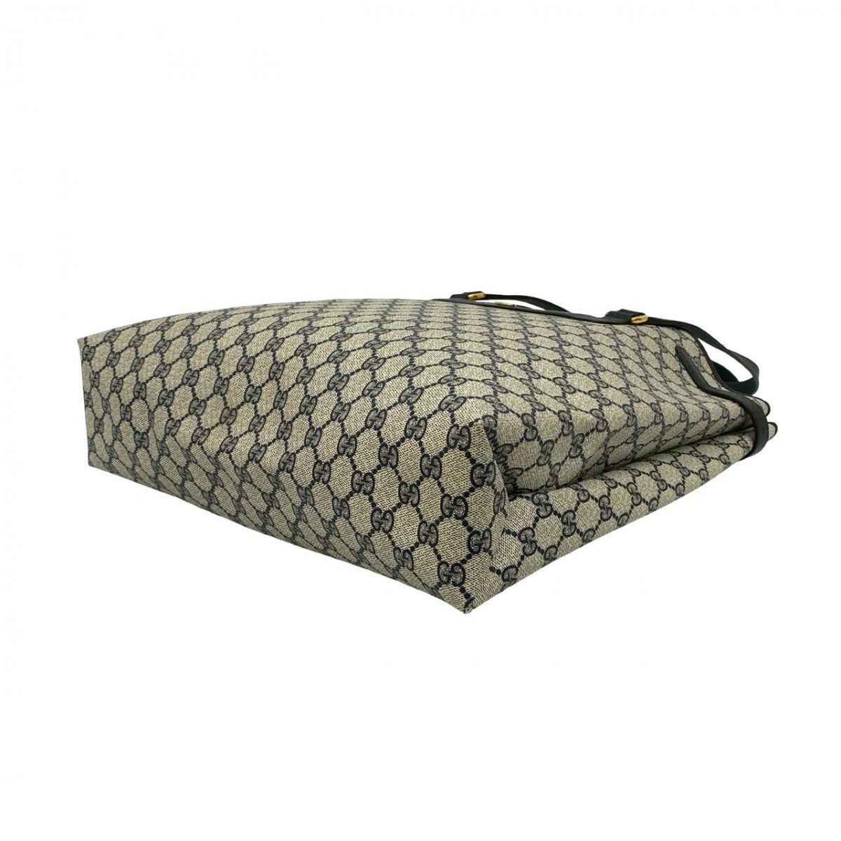 GUCCI Tote Bag leather Navy