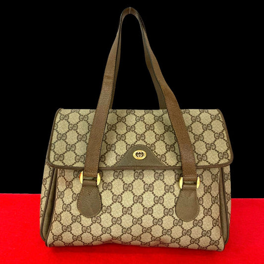 GUCCI Handbag leather Brown