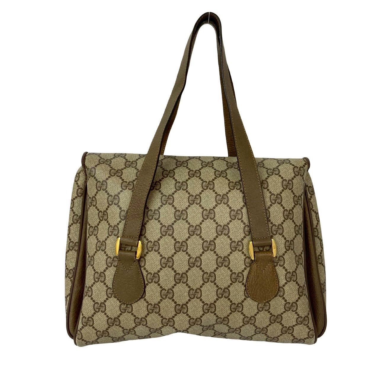 GUCCI Handbag leather Brown