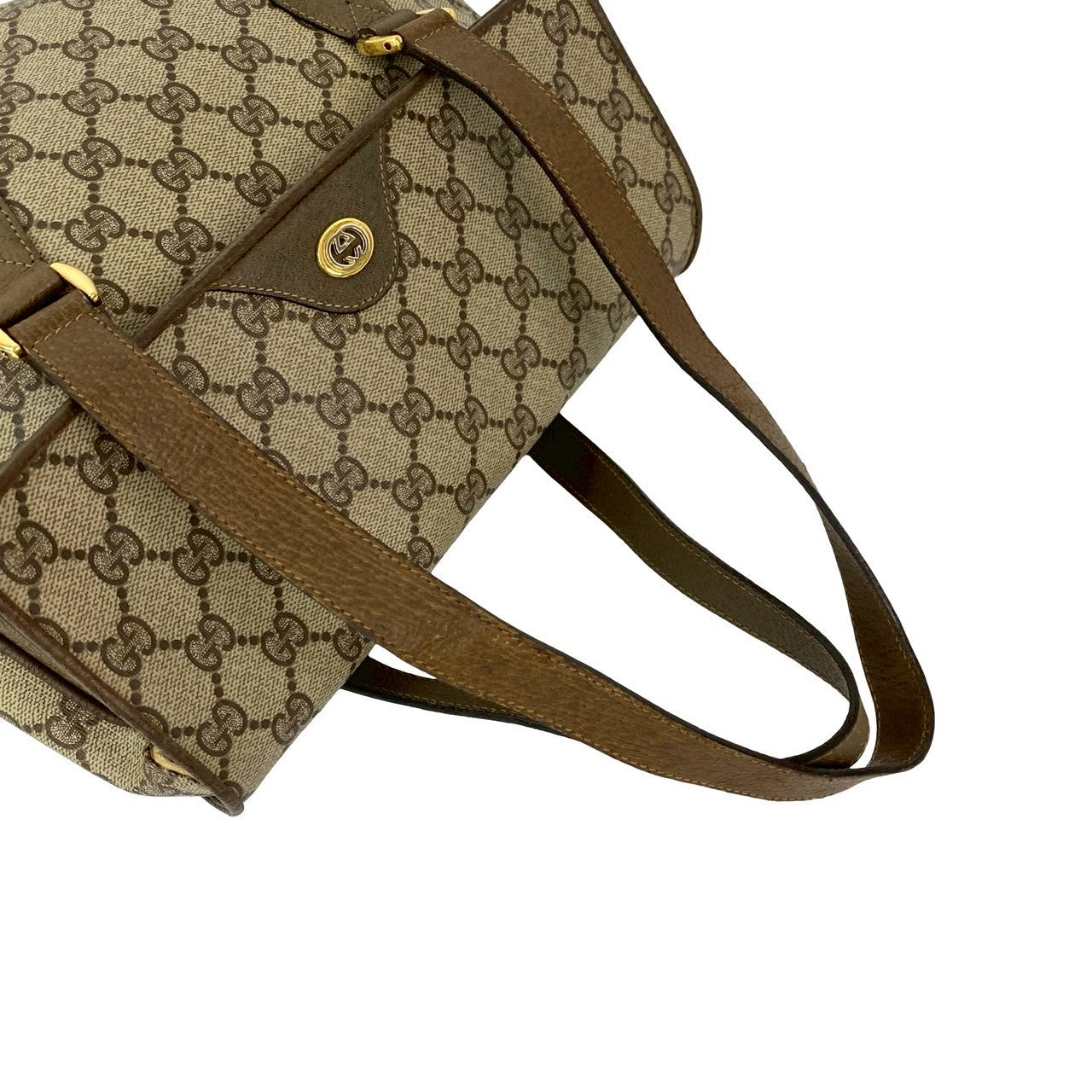 GUCCI Handbag leather Brown