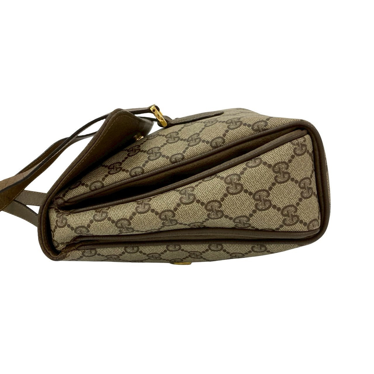 GUCCI Handbag leather Brown