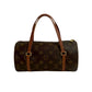 LOUIS VUITTON Handbag leather Brown Monogram Papillon