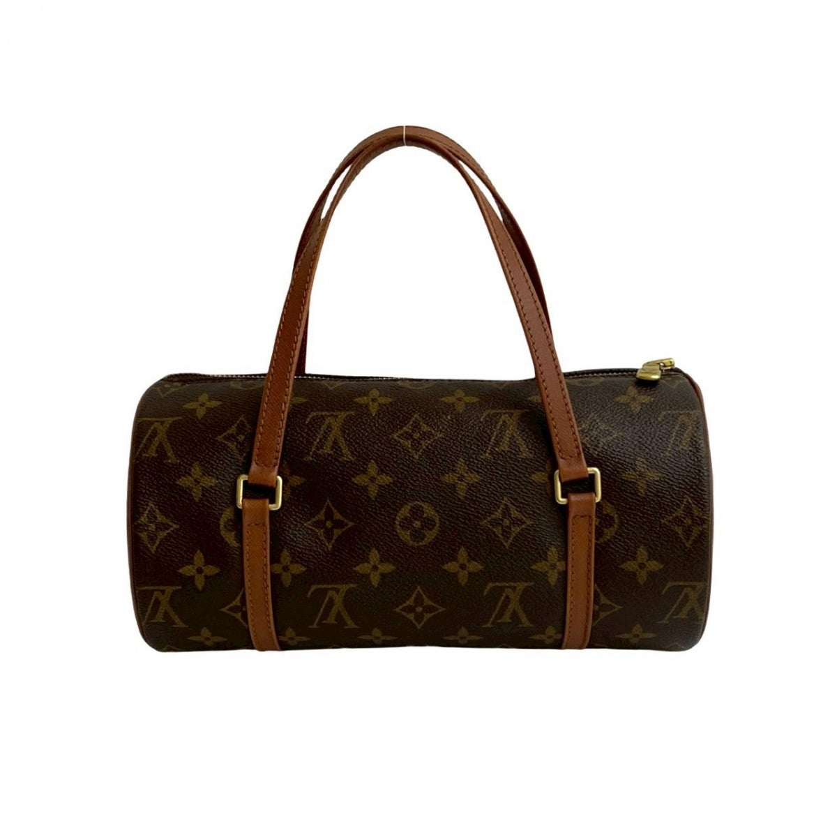 LOUIS VUITTON Handbag leather Brown Monogram Papillon