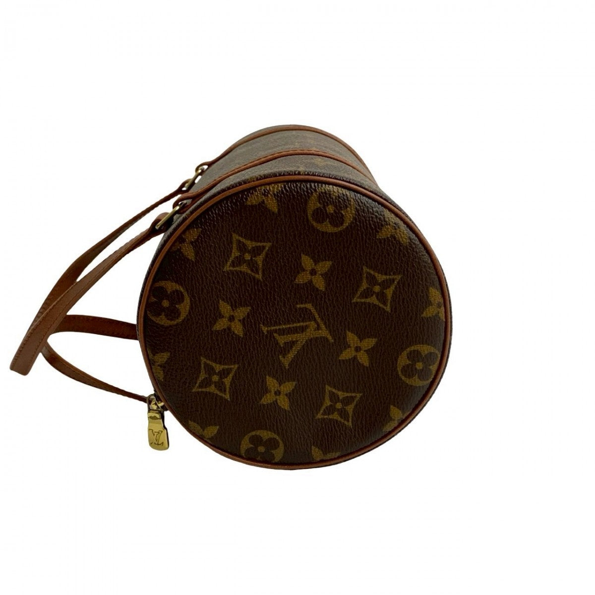 LOUIS VUITTON Handbag leather Brown Monogram Papillon