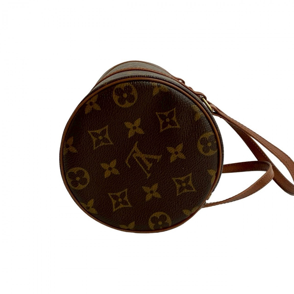 LOUIS VUITTON Handbag leather Brown Monogram Papillon