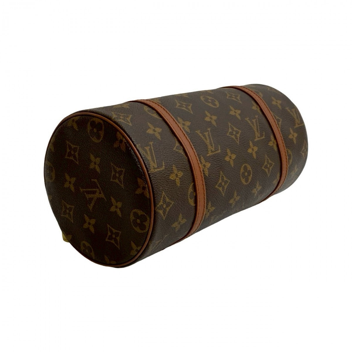 LOUIS VUITTON Handbag leather Brown Monogram Papillon