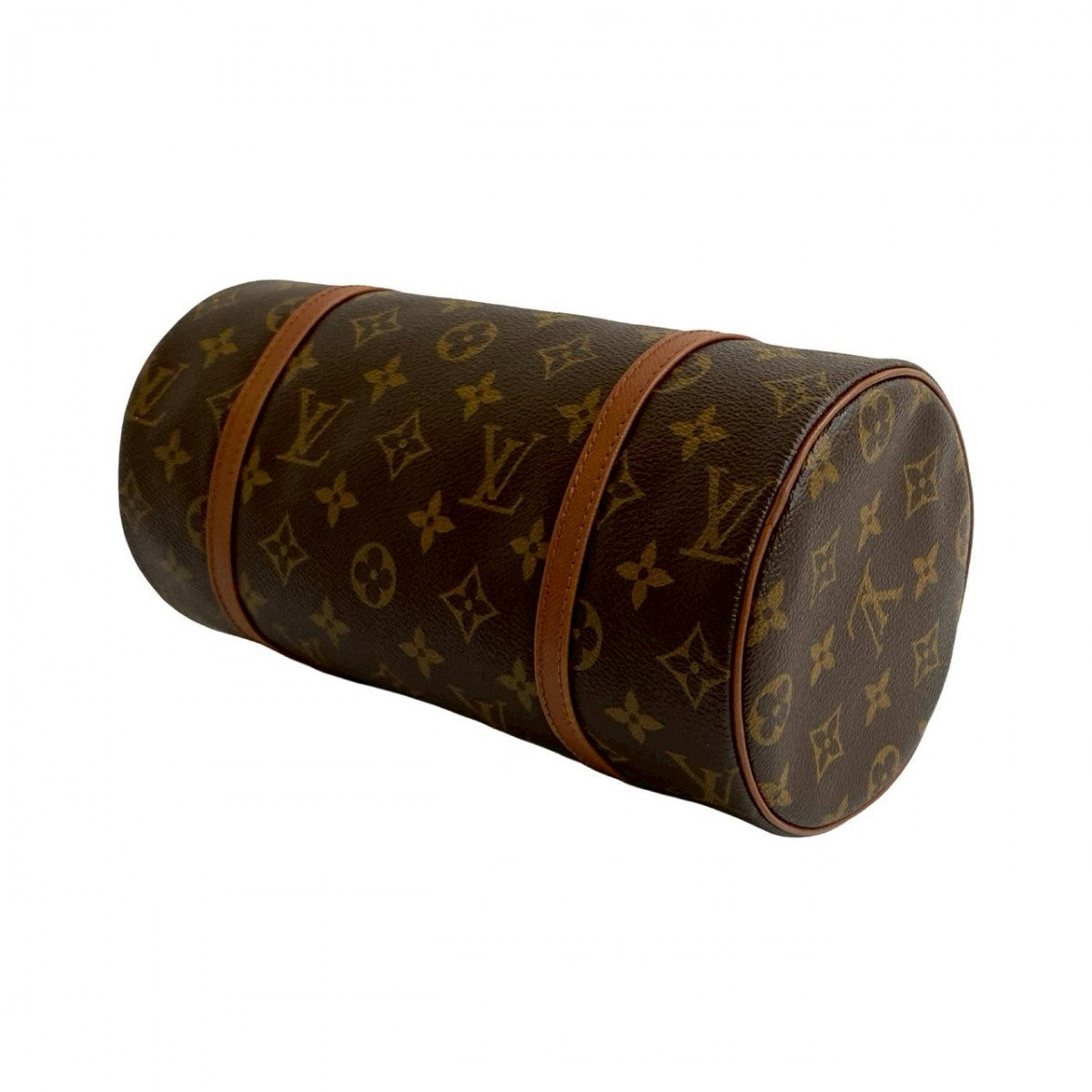 LOUIS VUITTON Handbag leather Brown Monogram Papillon