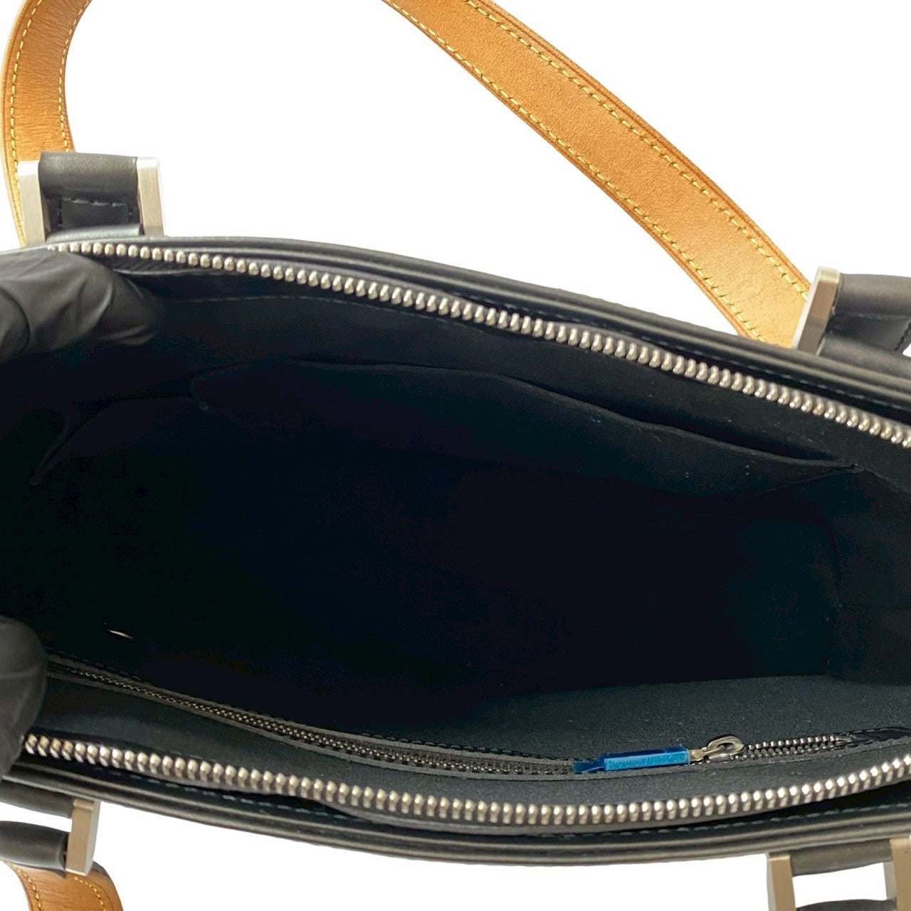 LOUIS VUITTON Tote Bag leather black Monogram mat Willwood