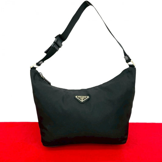 PRADA Handbag Nylon black