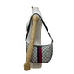 GUCCI Shoulder Bag leather Navy Sherry line