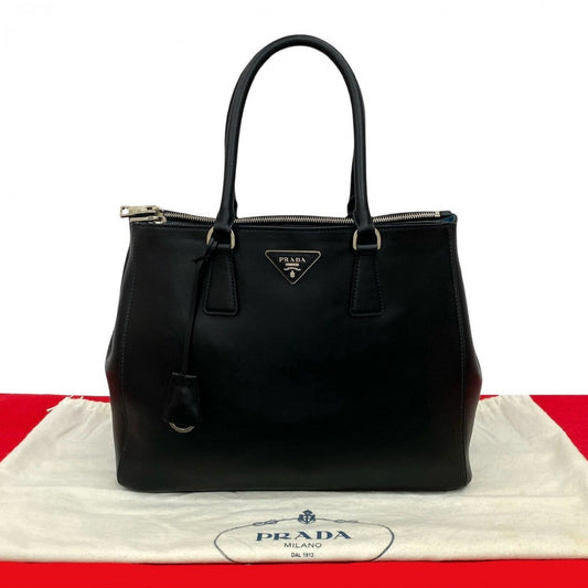 PRADA Handbag leather black