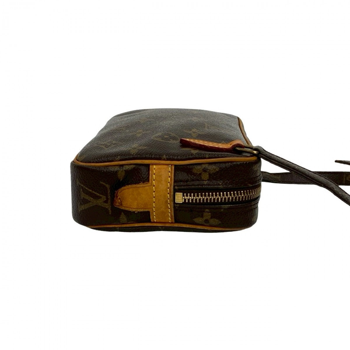 LOUIS VUITTON Shoulder Bag leather Brown Monogram marly bandouliere