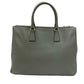 PRADA Handbag leather gray