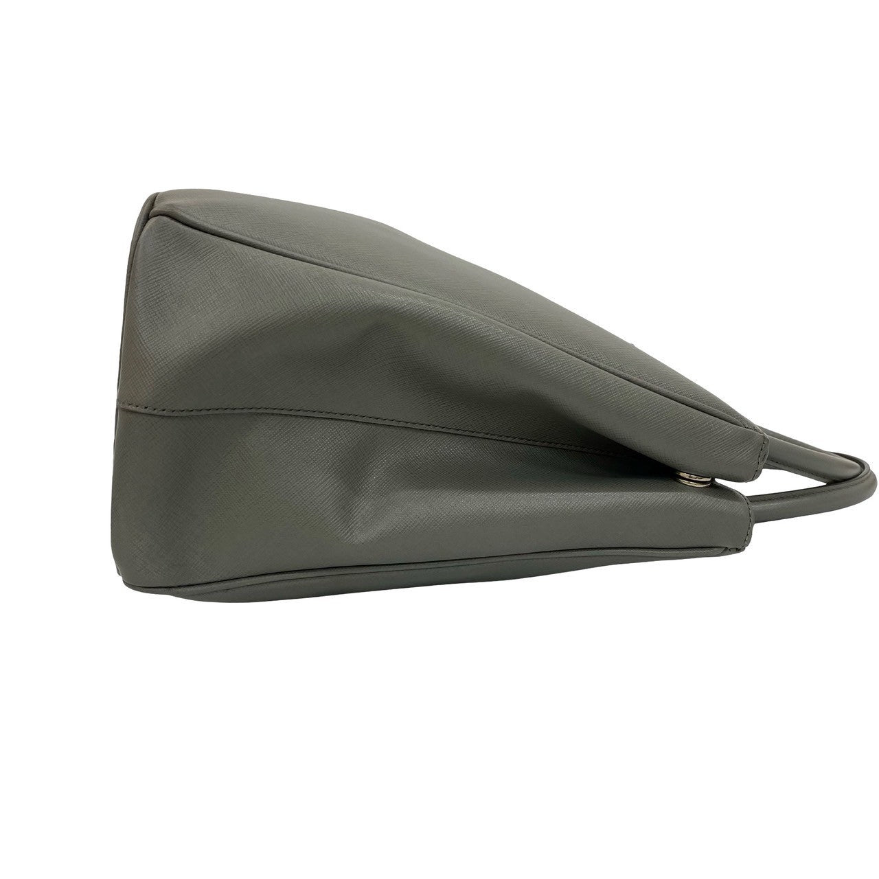 PRADA Handbag leather gray