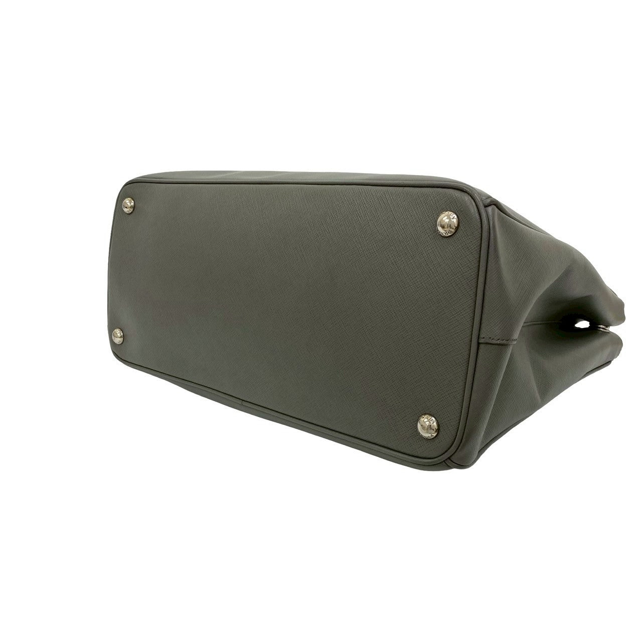 PRADA Handbag leather gray