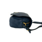 PRADA Shoulder Bag leather Navy
