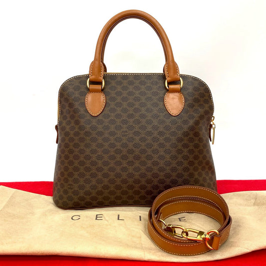 CELINE Shoulder Bag leather Brown