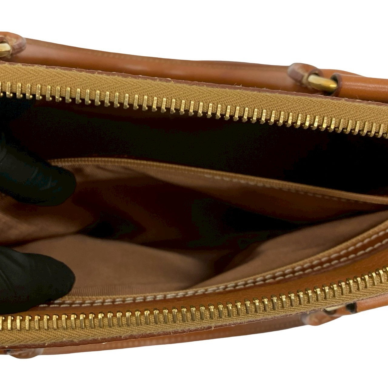 CELINE Shoulder Bag leather Brown