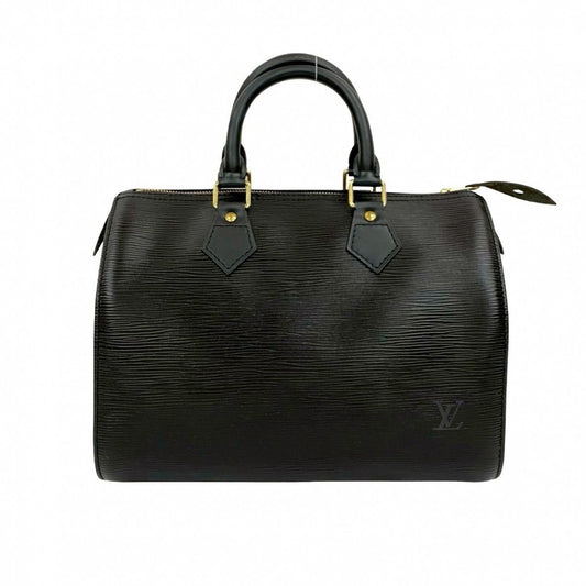 LOUIS VUITTON Handbag Epi Leather black Epi Speedy 25