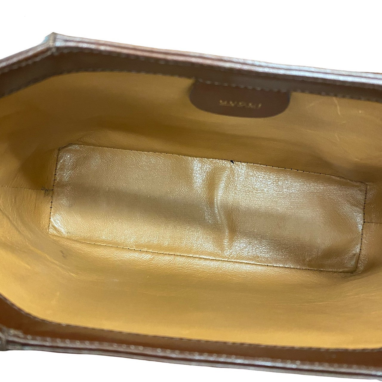 GUCCI Shoulder Bag Bamboo Brown