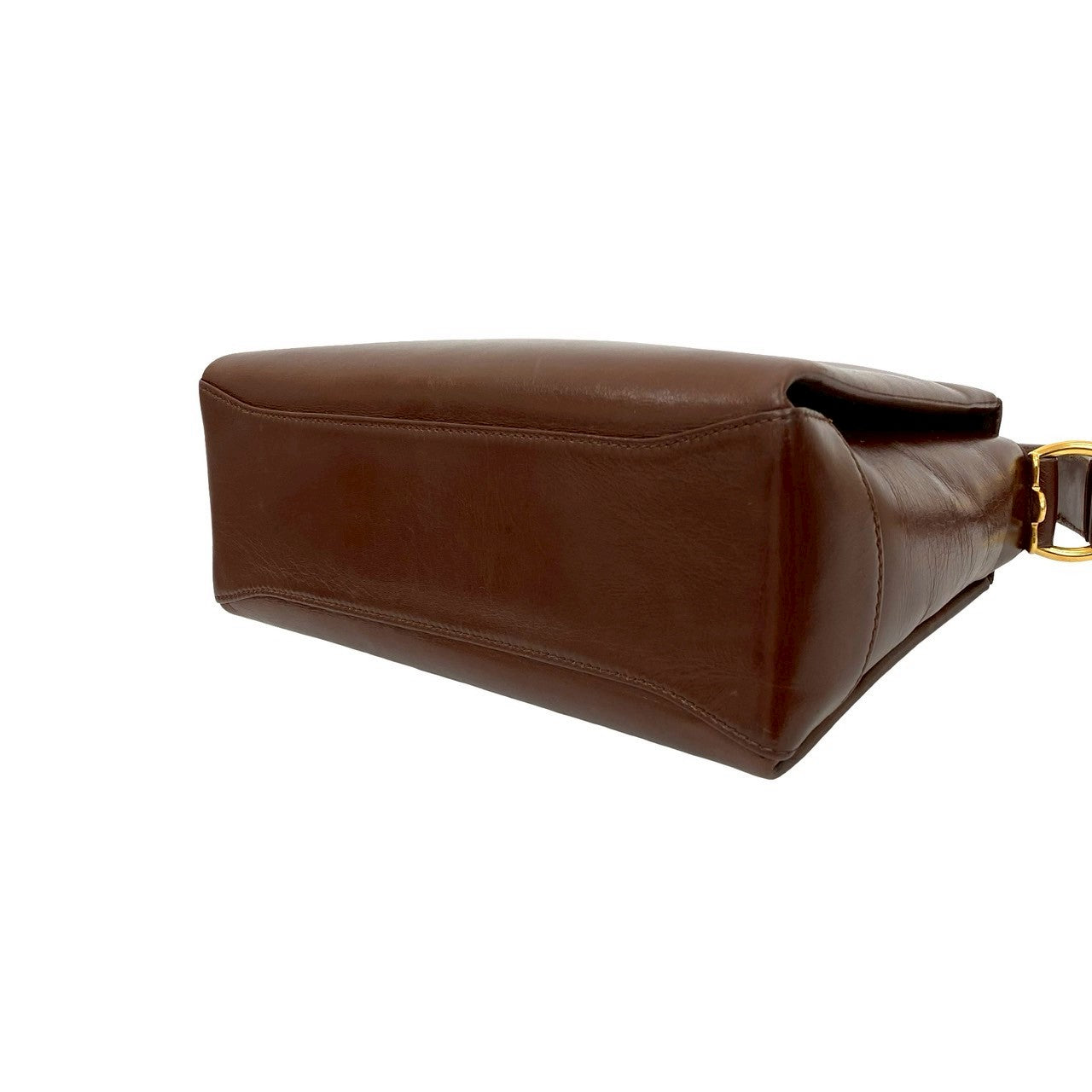 GUCCI Shoulder Bag Bamboo Brown