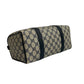 GUCCI Handbag leather Navy Sherry line