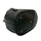 GUCCI Shoulder Bag leather black Bamboo