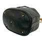 GUCCI Shoulder Bag leather black Bamboo