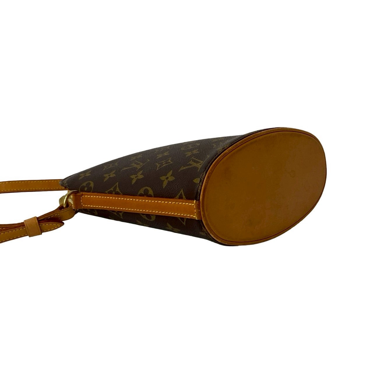 LOUIS VUITTON Shoulder Bag leather Brown Monogram Drouot