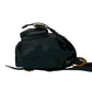 GUCCI Backpack leather Navy Bamboo