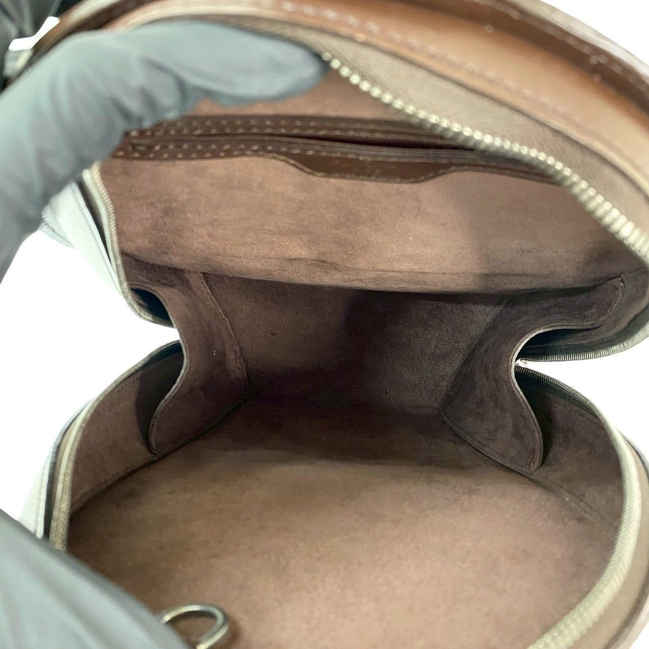 LOUIS VUITTON Backpack leather Brown Epi Mabillon