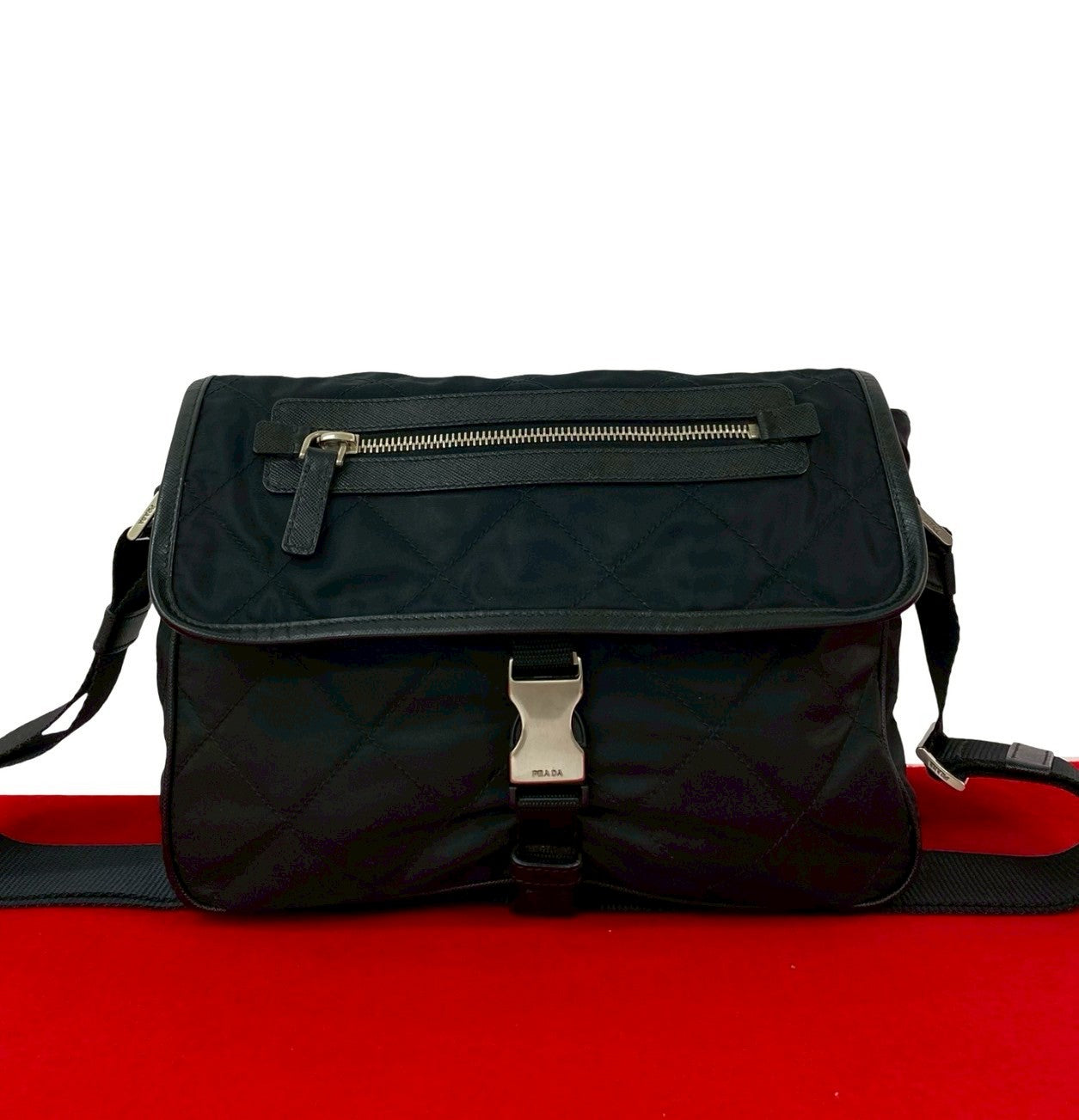 PRADA Shoulder Bag Nylon black