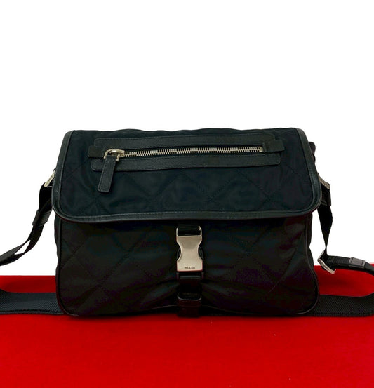 PRADA Shoulder Bag Nylon black