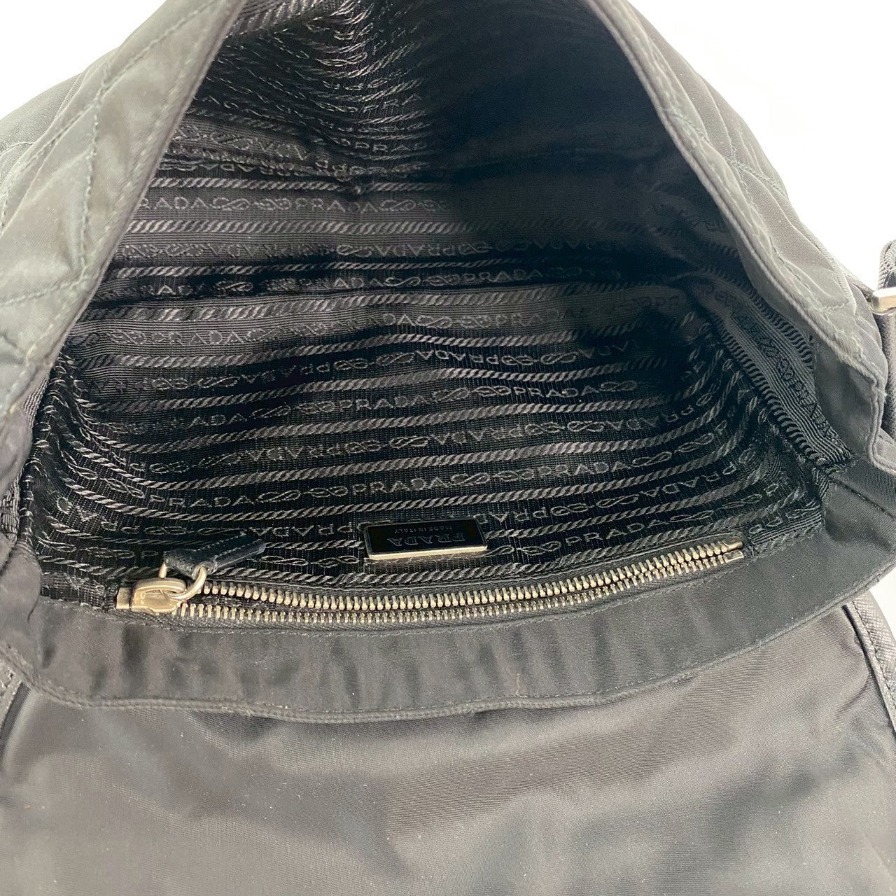PRADA Shoulder Bag Nylon black