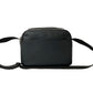 LOUIS VUITTON Shoulder Bag leather black Taiga reporter