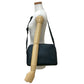 LOUIS VUITTON Shoulder Bag leather black Taiga reporter