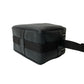 LOUIS VUITTON Shoulder Bag leather black Taiga reporter