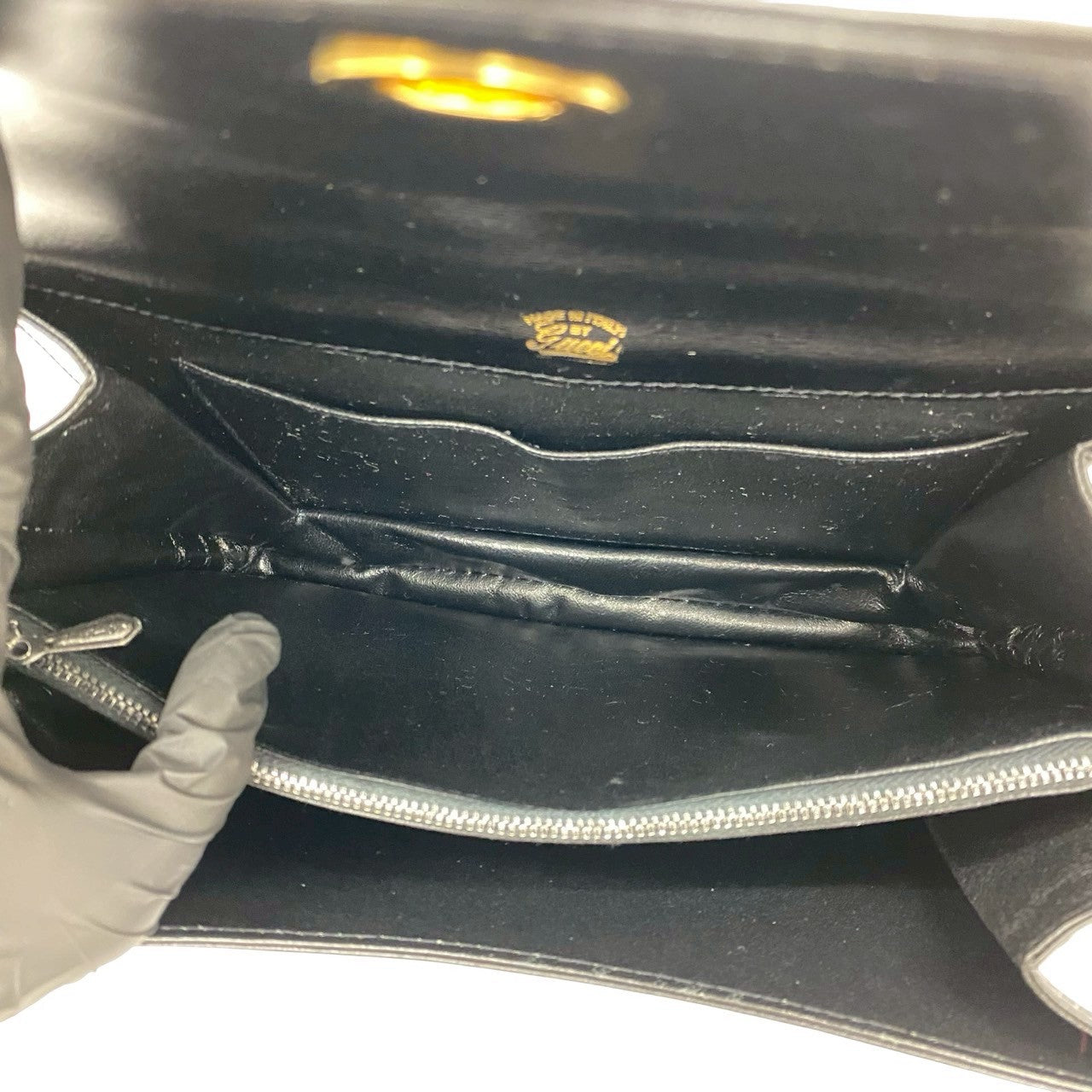 GUCCI Shoulder Bag leather black