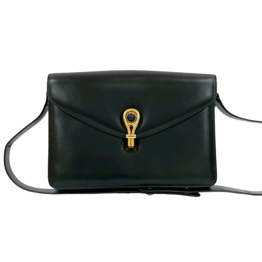 GUCCI Shoulder Bag leather black