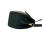 GUCCI Shoulder Bag leather Navy Sherry line